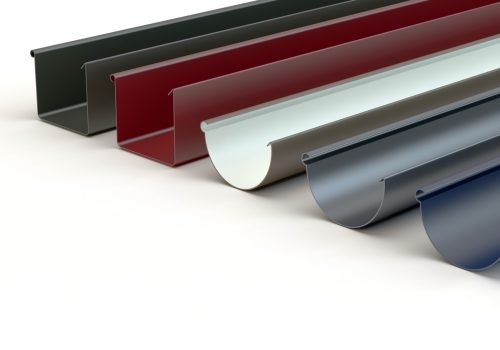 Kastenrinnen in verschiedenen Formen und Farben
